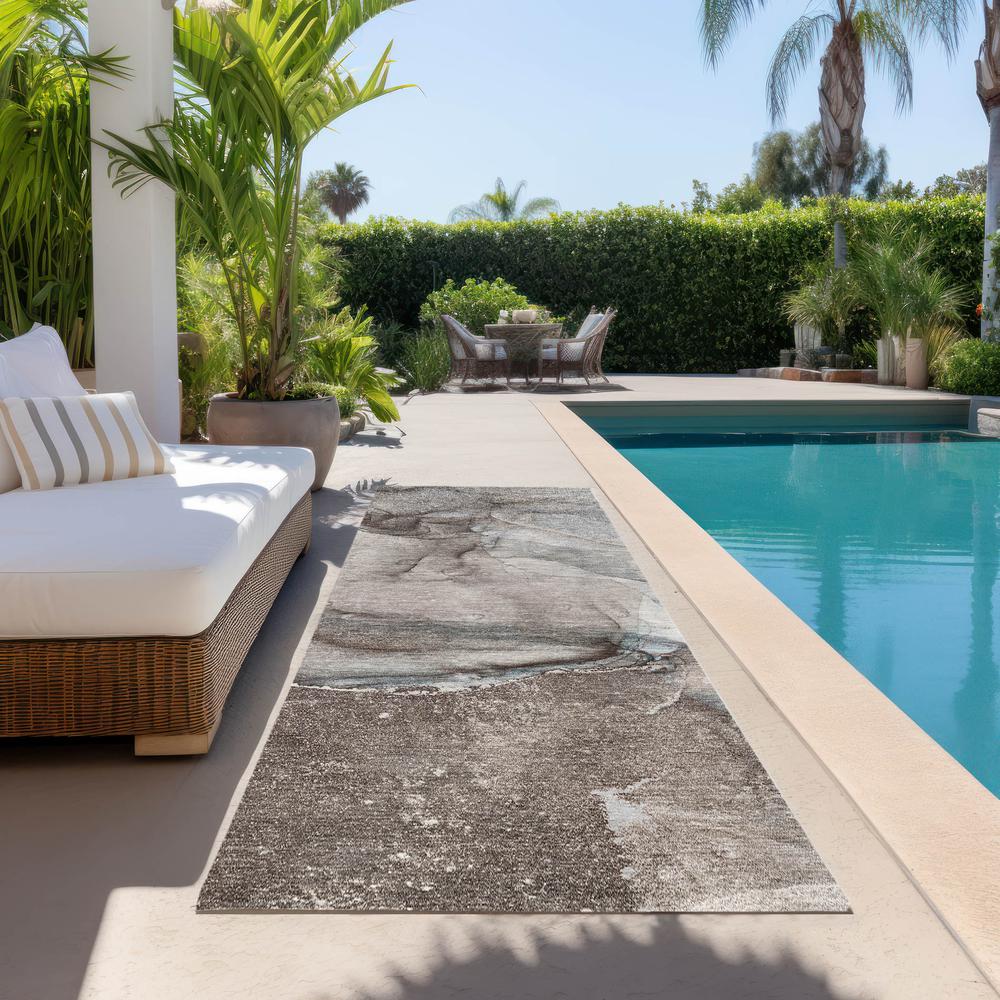 Chantille ACN524 Brown 2'3" x 7'6" Rug. Picture 7