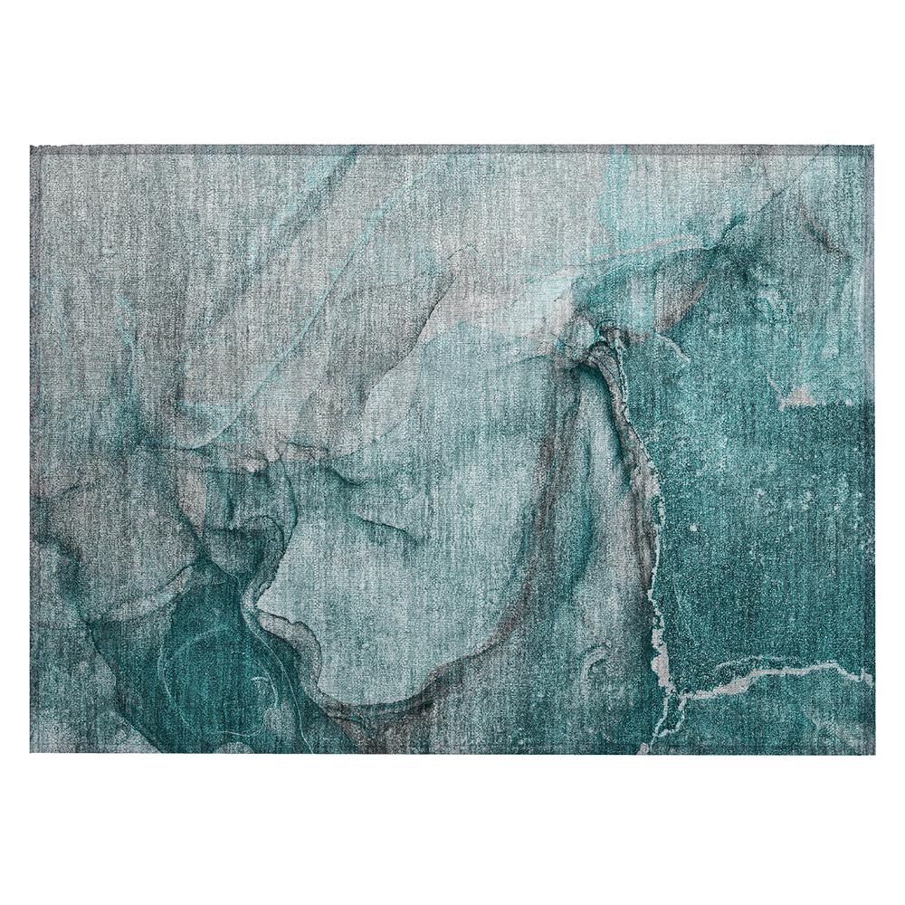 Chantille ACN524 Teal 1'8" x 2'6" Rug. Picture 1