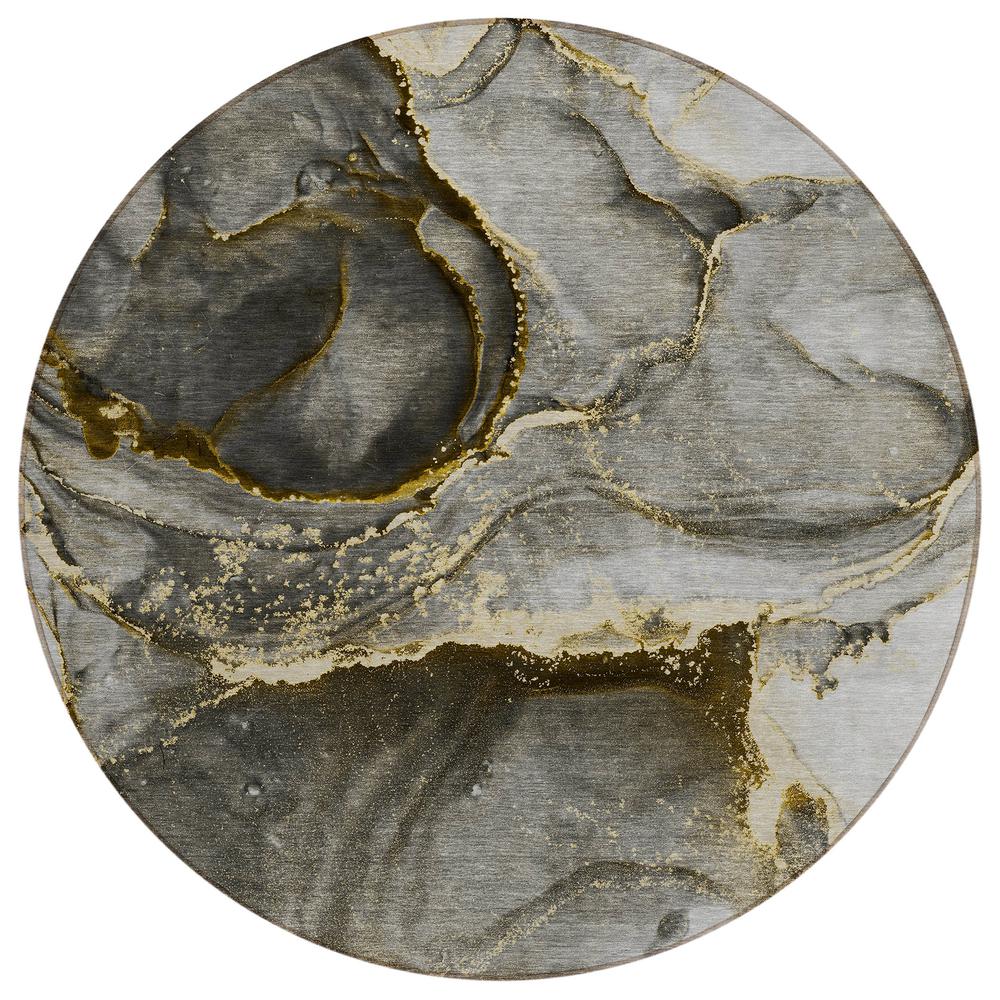 Chantille ACN525 Gold 8' x 8' Rug. Picture 1