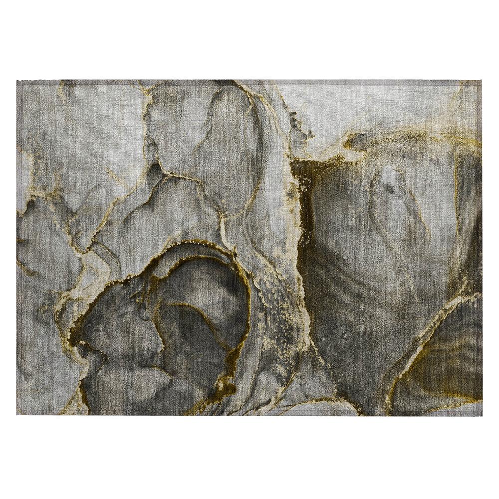 Chantille ACN525 Gold 1'8" x 2'6" Rug. Picture 1