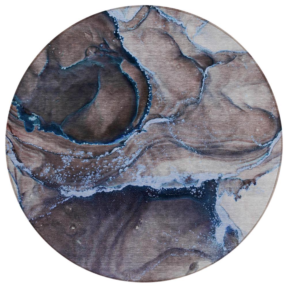 Chantille ACN525 Blue 8' x 8' Rug. Picture 1