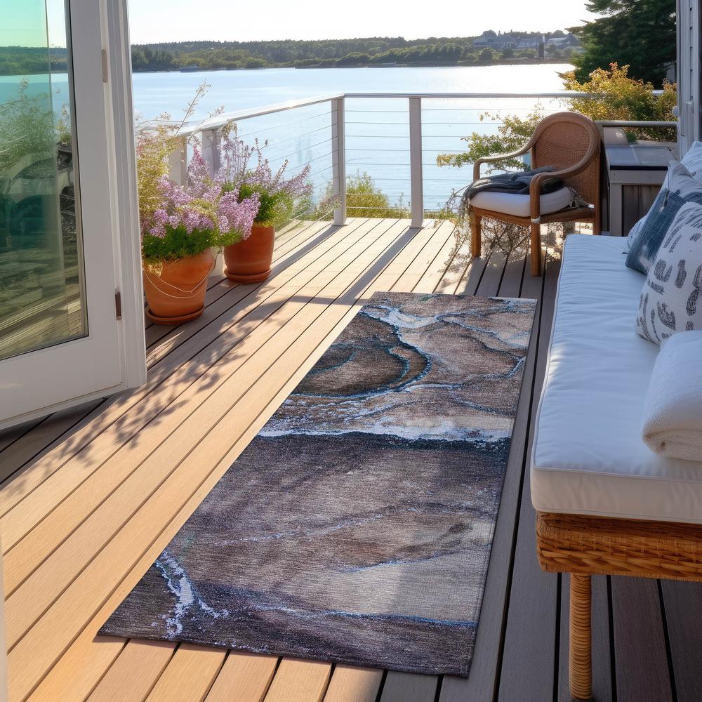 Chantille ACN525 Blue 2'3" x 7'6" Rug. Picture 7