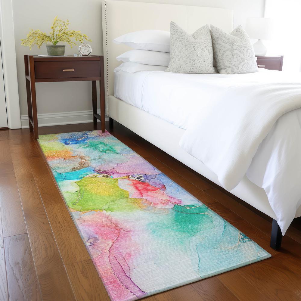 Chantille ACN526 Blue 2'3" x 7'6" Rug. Picture 7