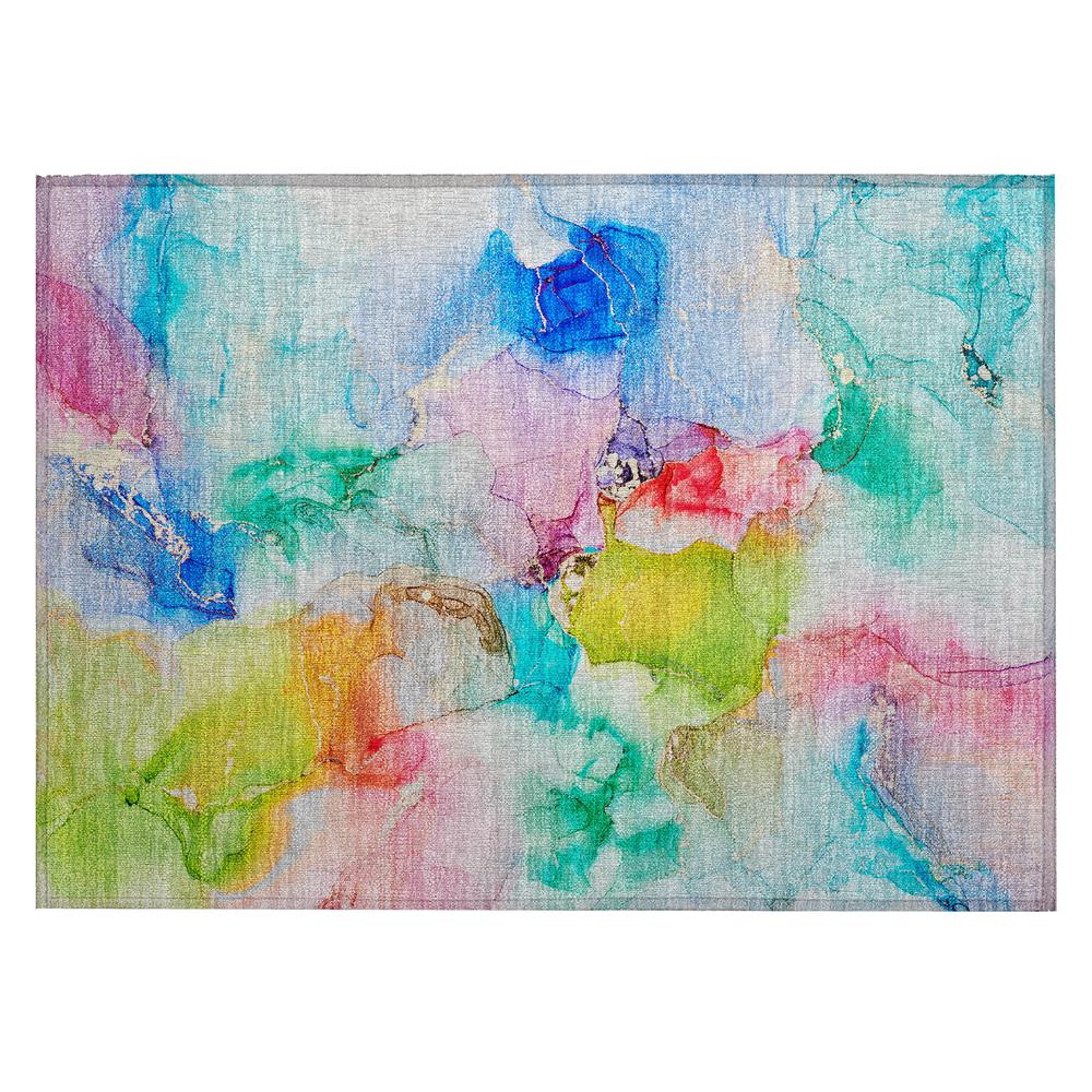 Chantille ACN526 Blue 1'8" x 2'6" Rug. Picture 1