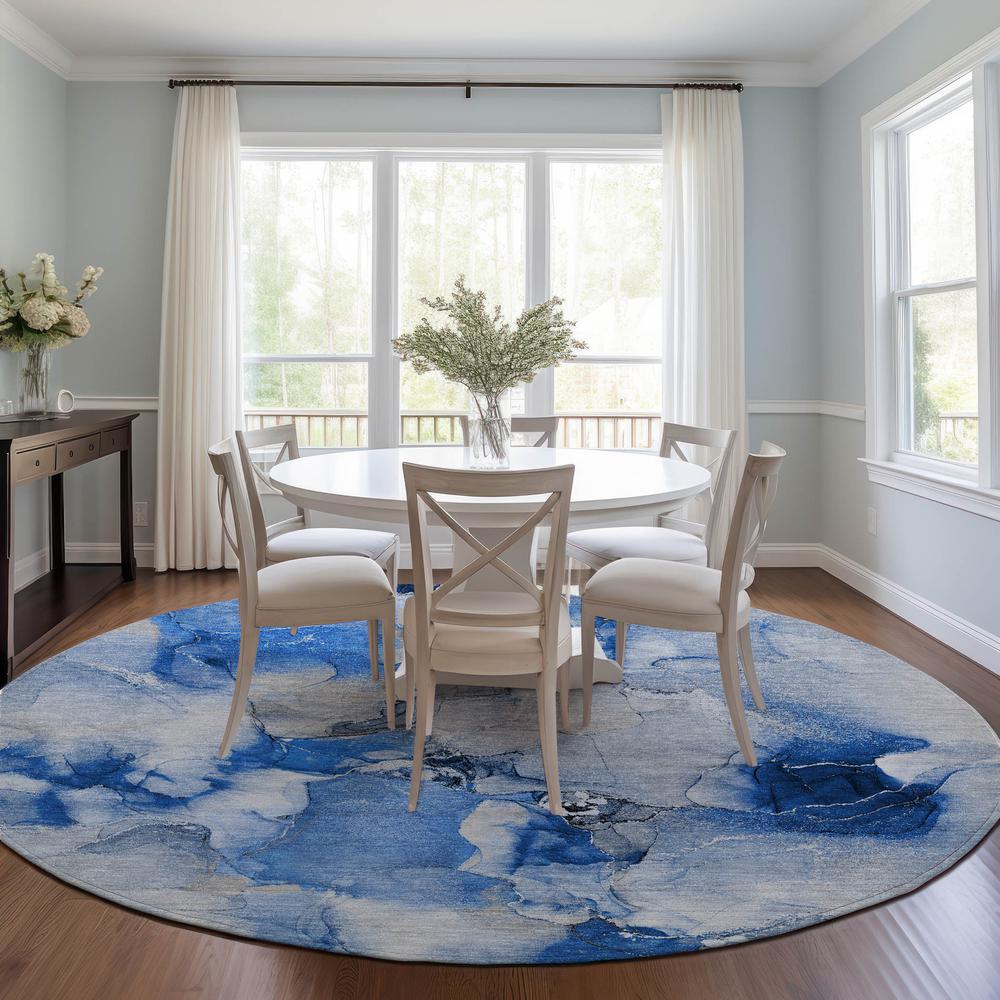 Chantille ACN526 Blue 8' x 8' Rug. Picture 6
