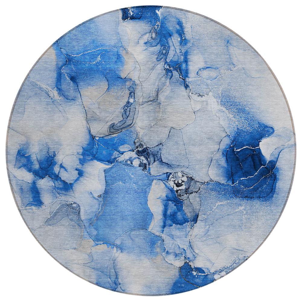 Chantille ACN526 Blue 8' x 8' Rug. Picture 1
