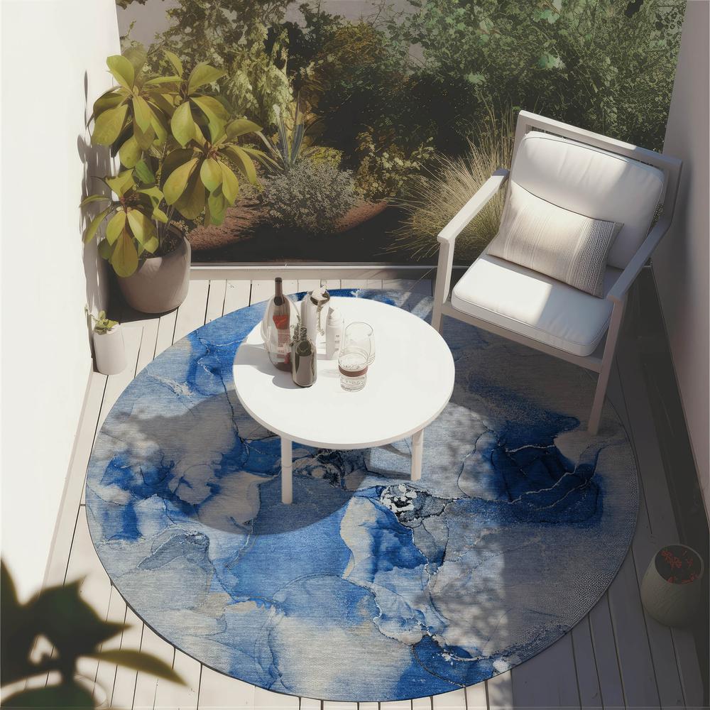 Chantille ACN526 Blue 8' x 8' Rug. Picture 7