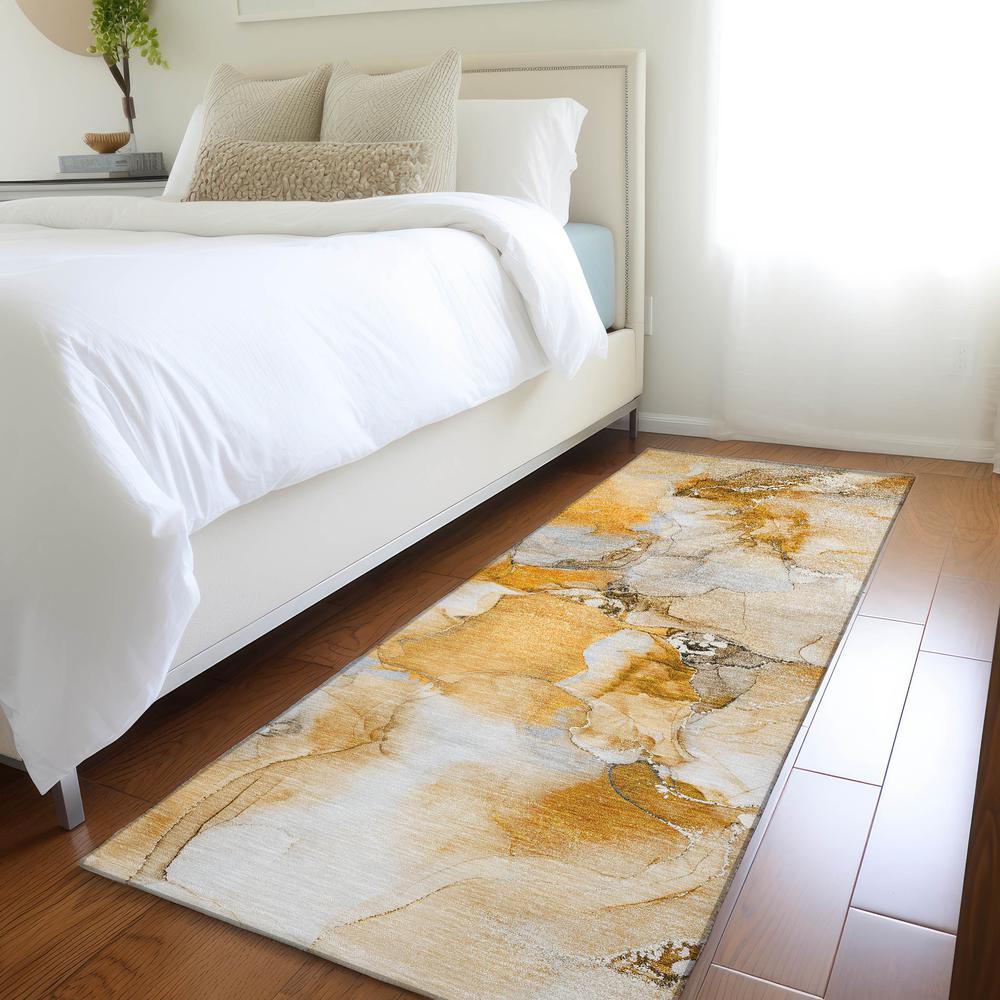 Chantille ACN526 Orange 2'3" x 7'6" Rug. Picture 6