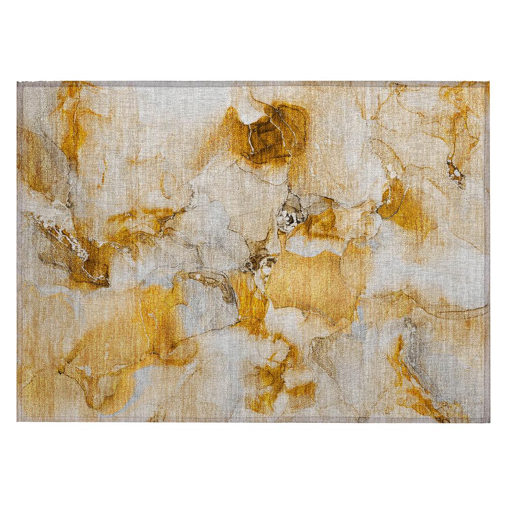 Chantille ACN526 Orange 1'8" x 2'6" Rug. Picture 1