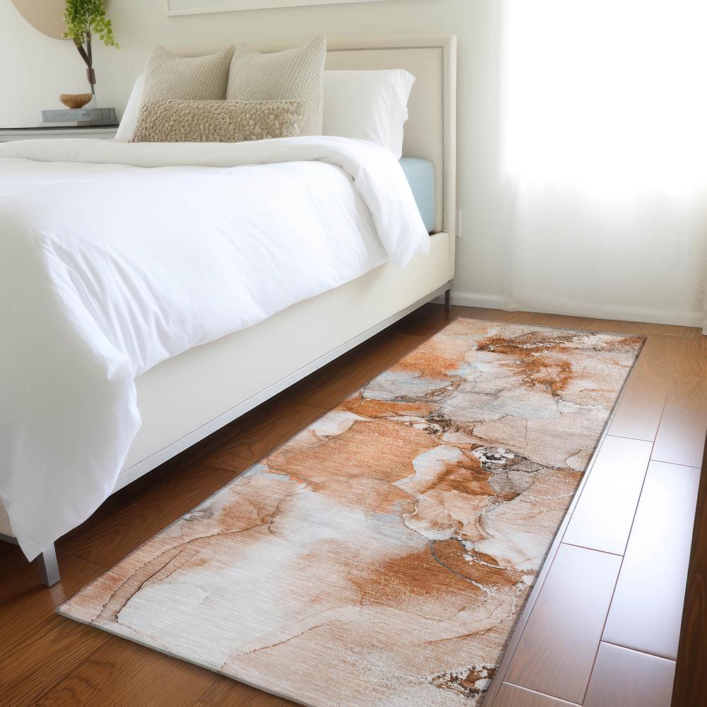 Chantille ACN526 Orange 2'3" x 7'6" Rug. Picture 7