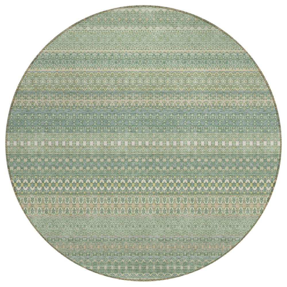 Chantille ACN527 Green 8' x 8' Rug. Picture 1