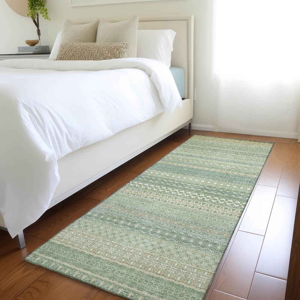 Chantille ACN527 Green 2'3" x 7'6" Rug. Picture 6