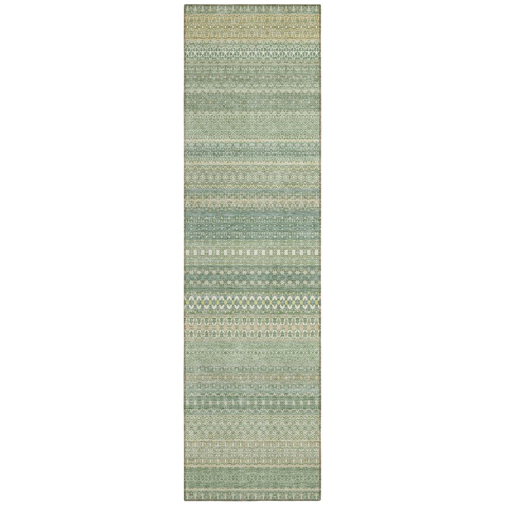 Chantille ACN527 Green 2'3" x 7'6" Rug. Picture 1