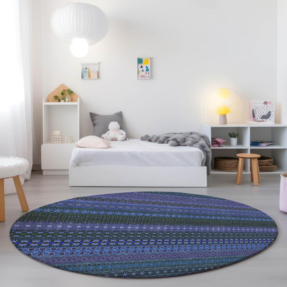 Chantille ACN527 Blue 8' x 8' Rug. Picture 6