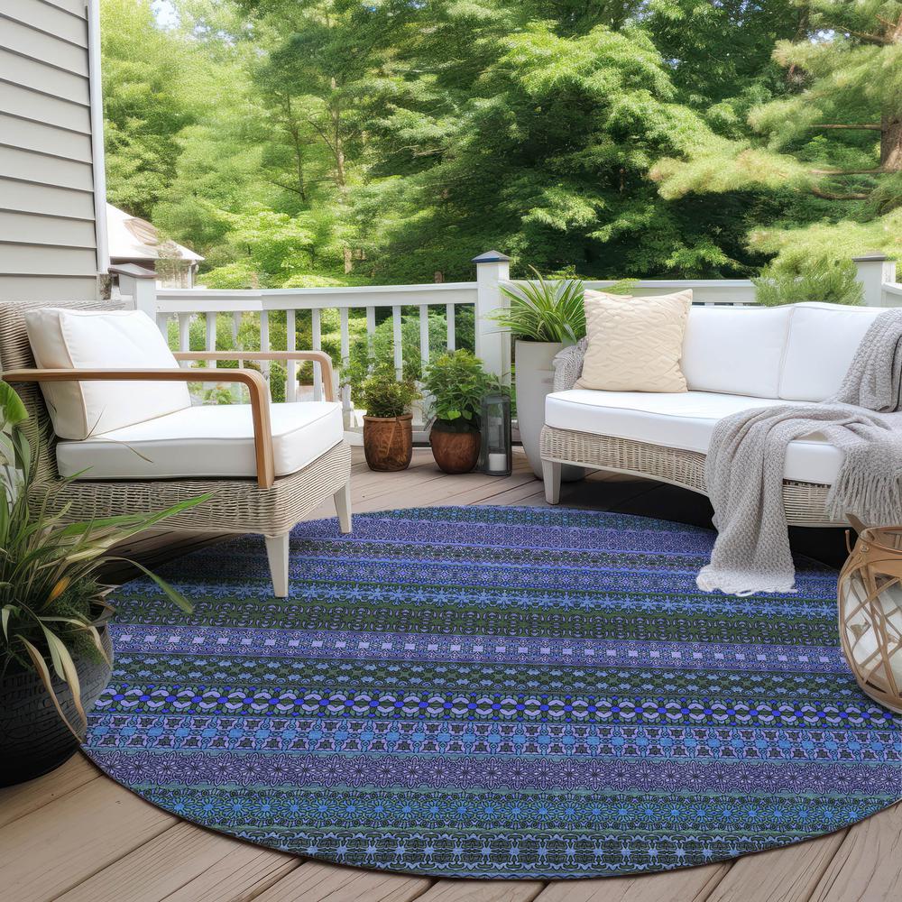 Chantille ACN527 Blue 8' x 8' Rug. Picture 7