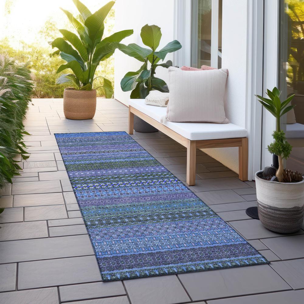 Chantille ACN527 Blue 2'3" x 7'6" Rug. Picture 7