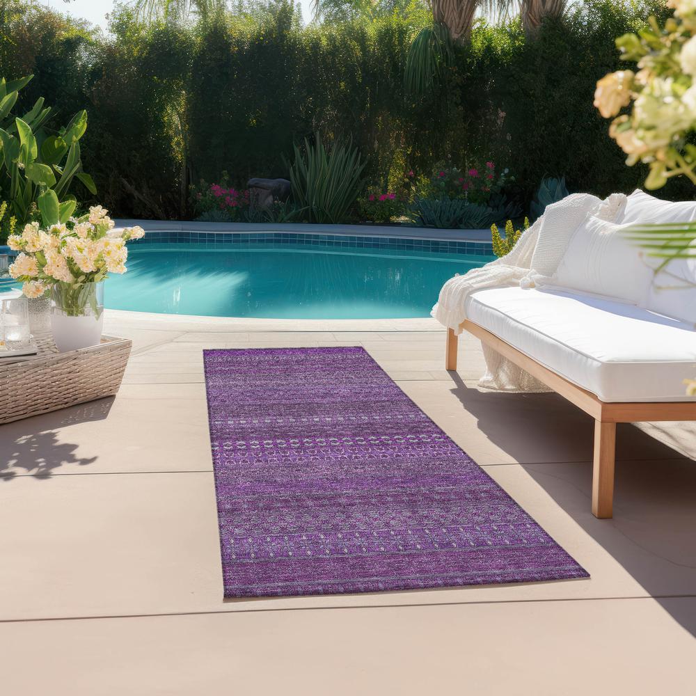 Chantille ACN527 Purple 2'3" x 7'6" Rug. Picture 7