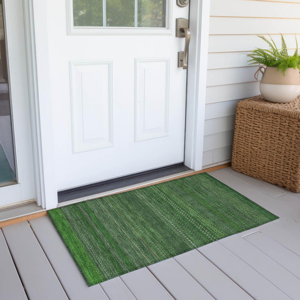 Chantille ACN527 Green 1'8" x 2'6" Rug. Picture 8