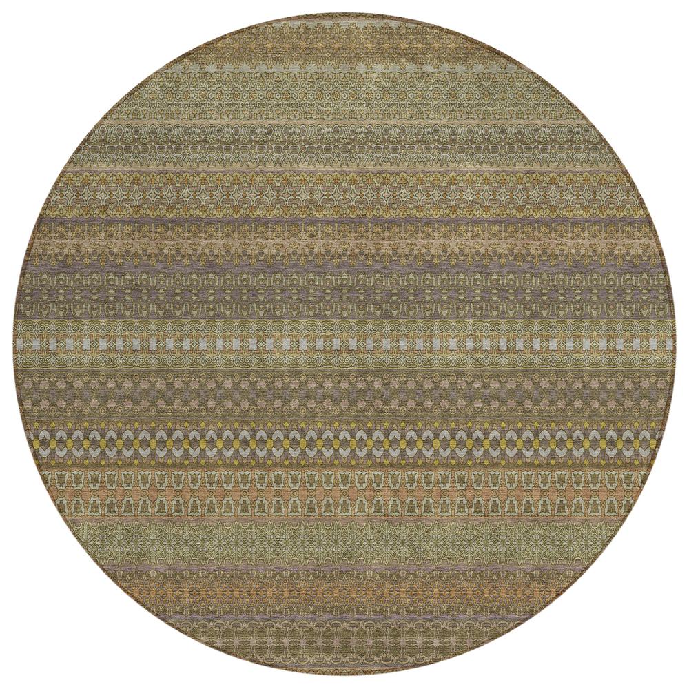 Chantille ACN527 Brown 8' x 8' Rug. Picture 1
