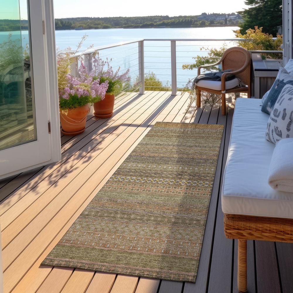 Chantille ACN527 Brown 2'3" x 7'6" Rug. Picture 7
