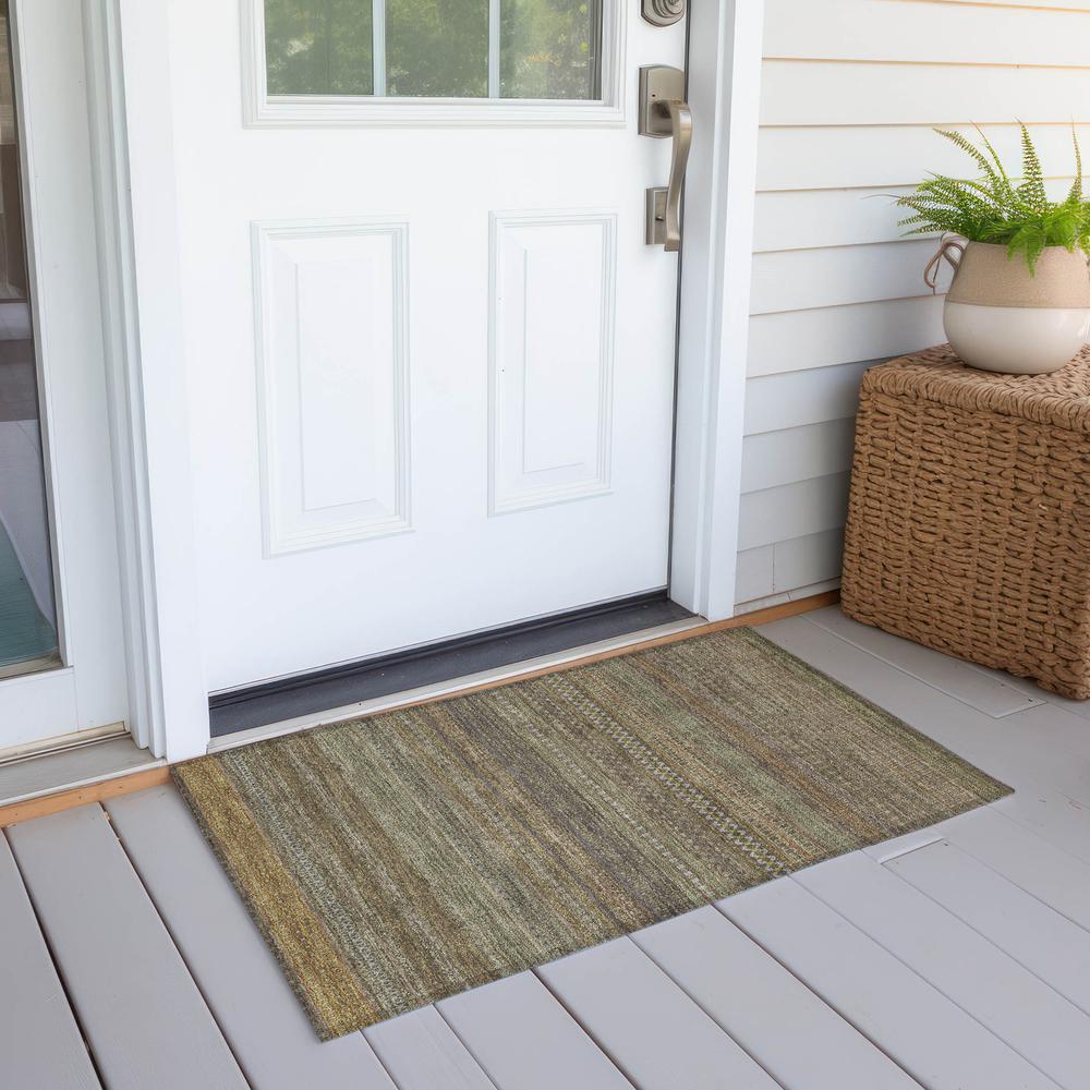 Chantille ACN527 Brown 1'8" x 2'6" Rug. Picture 8