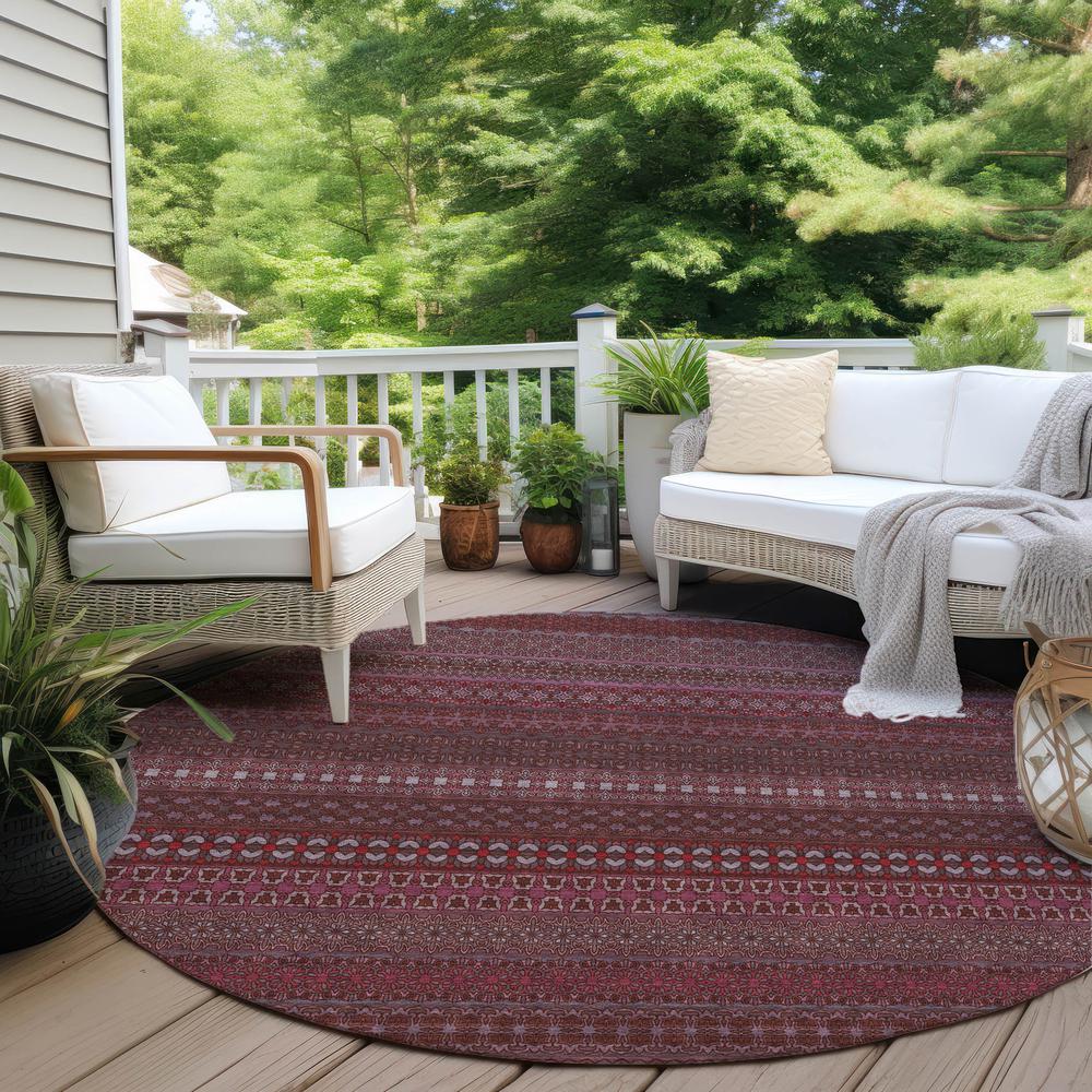 Chantille ACN527 Red 8' x 8' Rug. Picture 7