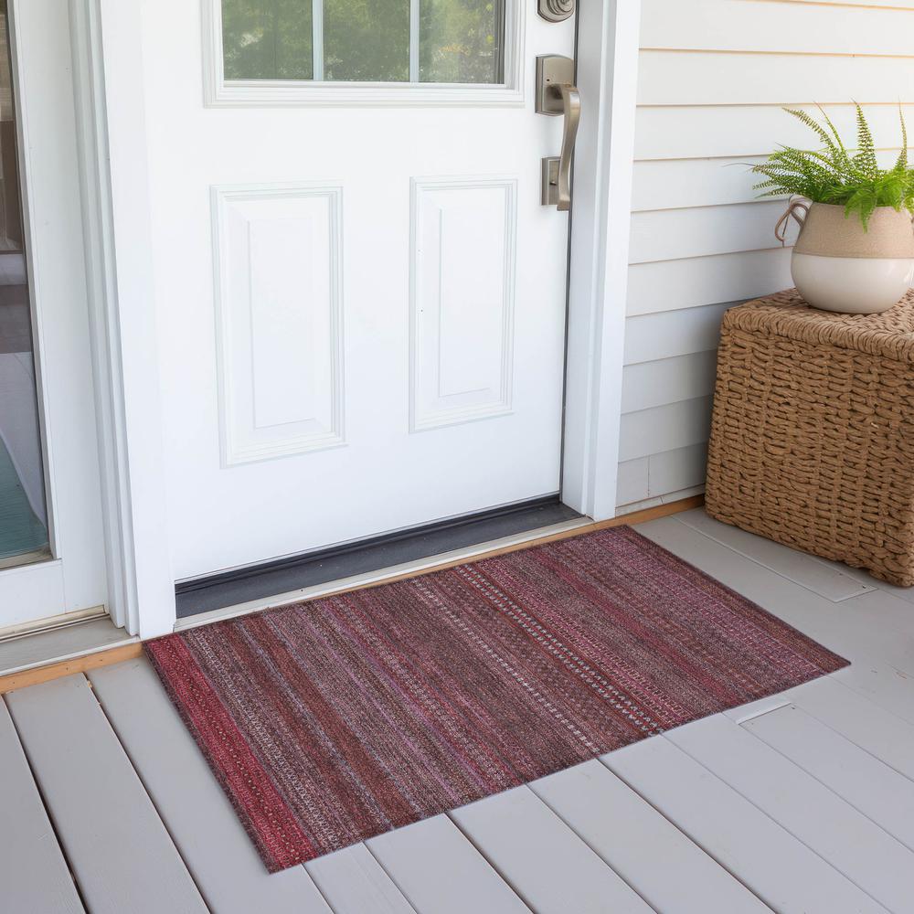 Chantille ACN527 Red 1'8" x 2'6" Rug. Picture 8