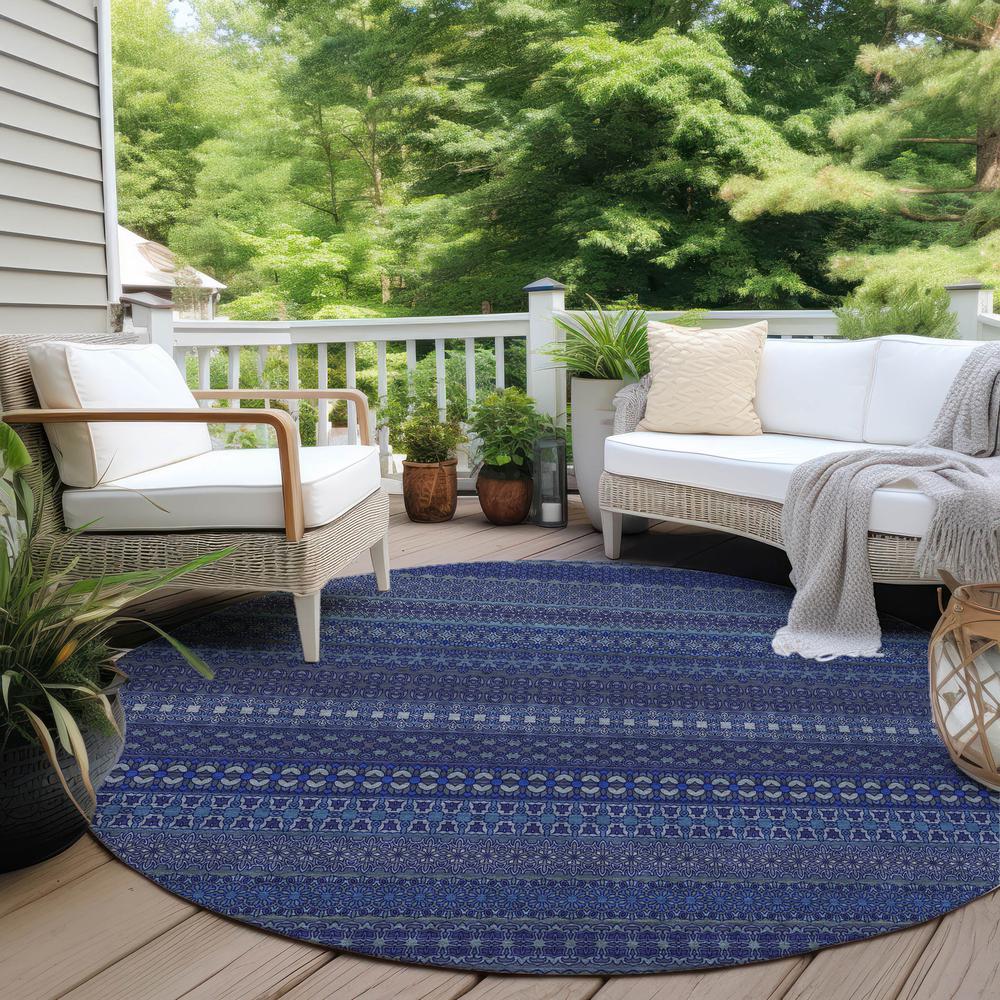 Chantille ACN527 Blue 8' x 8' Rug. Picture 8