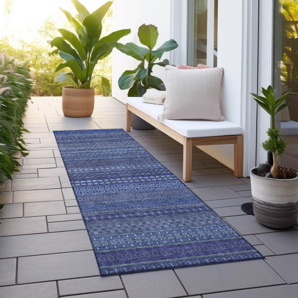 Chantille ACN527 Blue 2'3" x 7'6" Rug. Picture 7