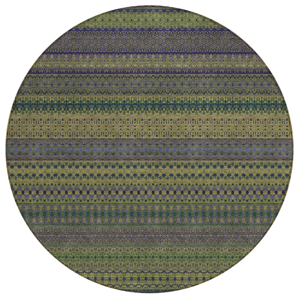 Chantille ACN527 Green 8' x 8' Rug. Picture 1