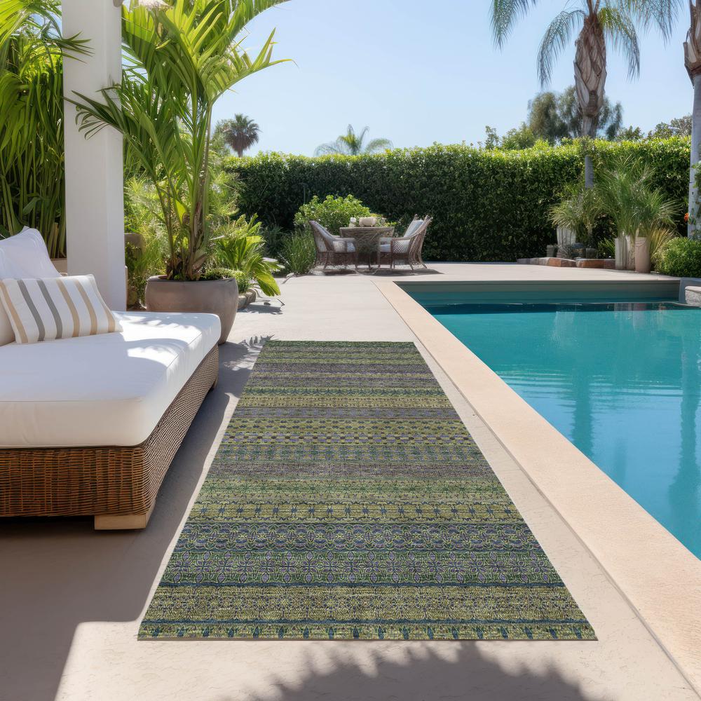 Chantille ACN527 Green 2'3" x 7'6" Rug. Picture 8