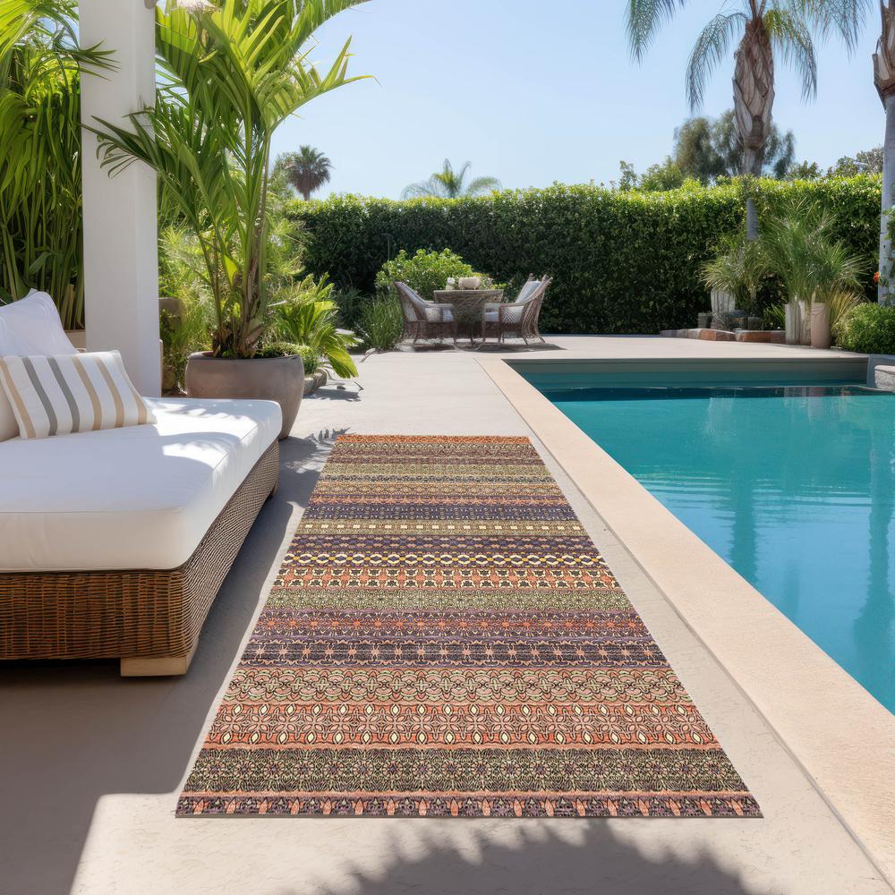 Chantille ACN527 Orange 2'3" x 7'6" Rug. Picture 8