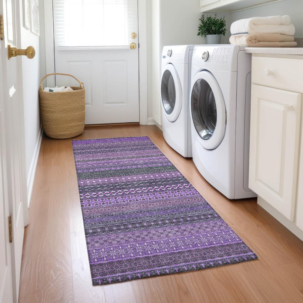 Chantille ACN527 Purple 2'3" x 7'6" Rug. Picture 6