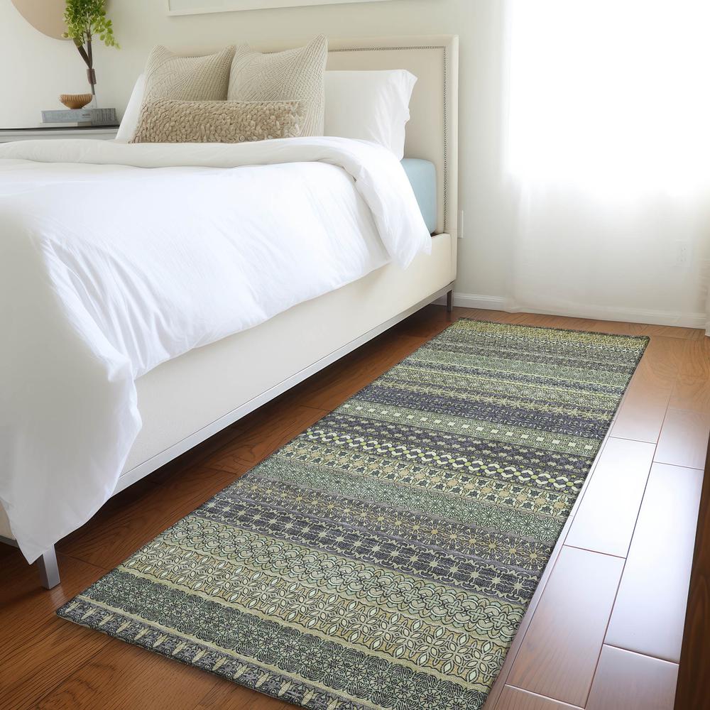 Chantille ACN527 Green 2'3" x 7'6" Rug. Picture 6
