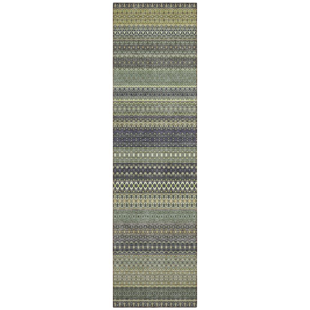 Chantille ACN527 Green 2'3" x 7'6" Rug. Picture 1