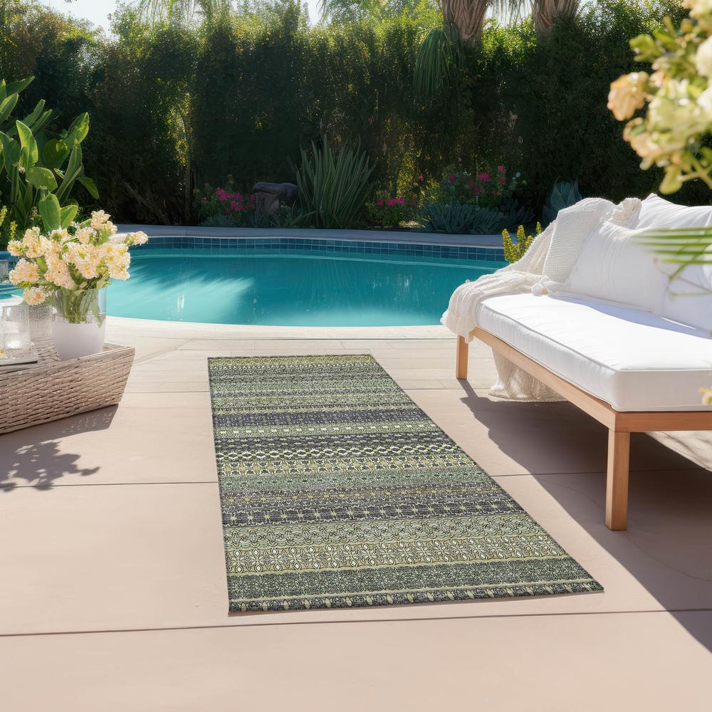 Chantille ACN527 Green 2'3" x 7'6" Rug. Picture 7