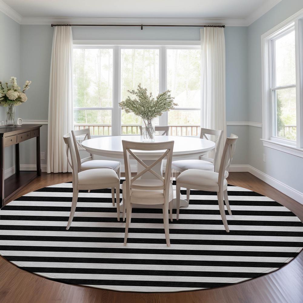 Chantille ACN528 Black 8' x 8' Rug. Picture 6