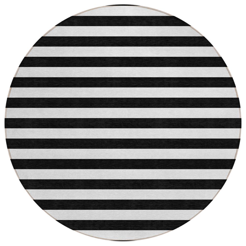 Chantille ACN528 Black 8' x 8' Rug. Picture 1