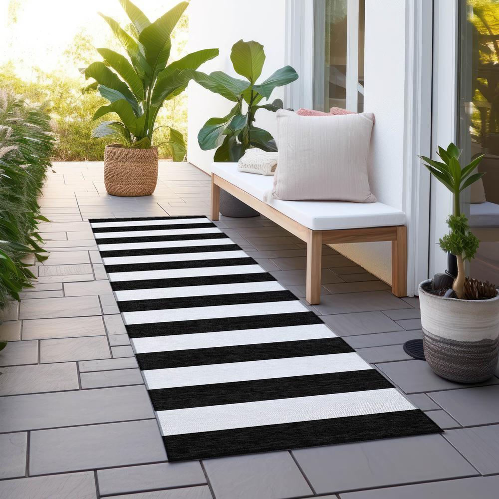 Chantille ACN528 Black 2'3" x 7'6" Rug. Picture 7