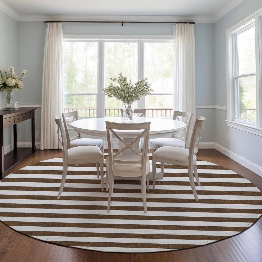 Chantille ACN528 Brown 8' x 8' Rug. Picture 6