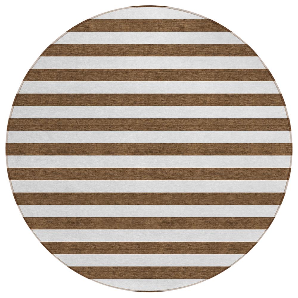 Chantille ACN528 Brown 8' x 8' Rug. Picture 1