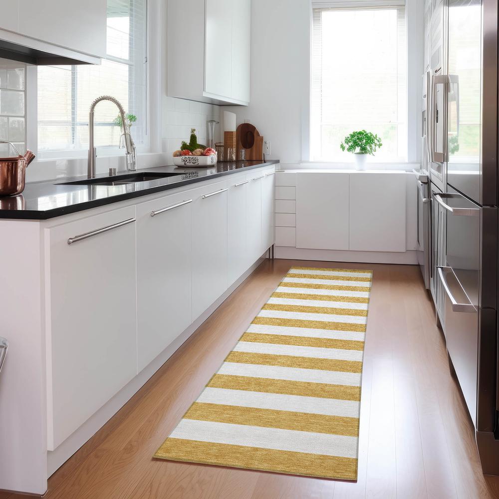 Chantille ACN528 Gold 2'3" x 7'6" Rug. Picture 6
