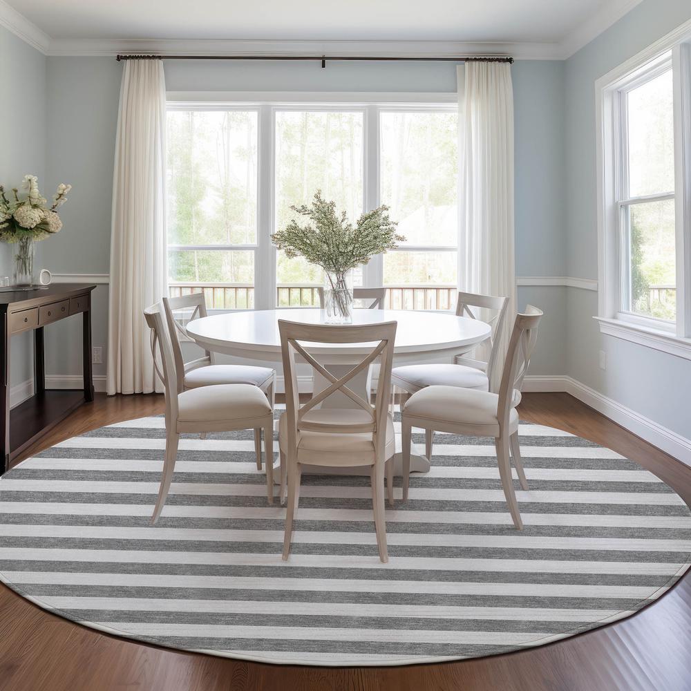 Chantille ACN528 Gray 8' x 8' Rug. Picture 7