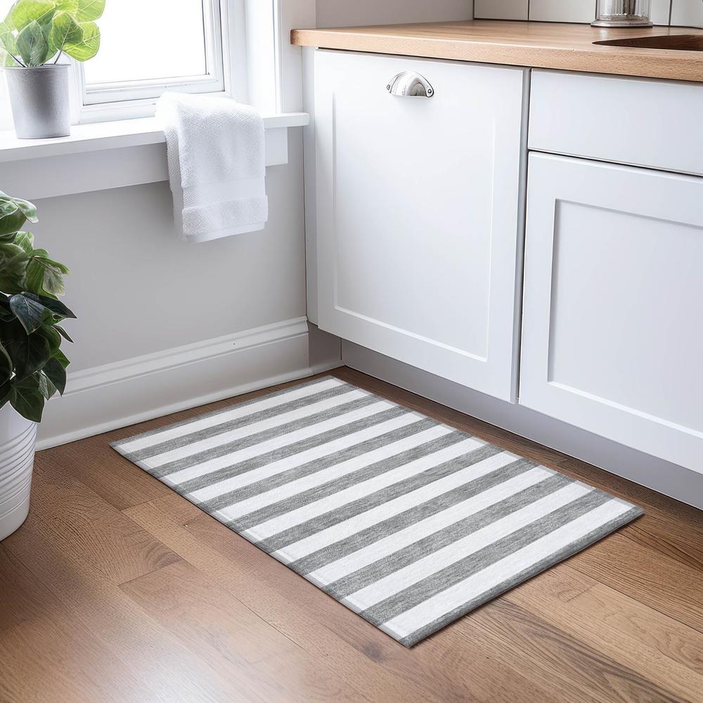 Chantille ACN528 Gray 1'8" x 2'6" Rug. Picture 6