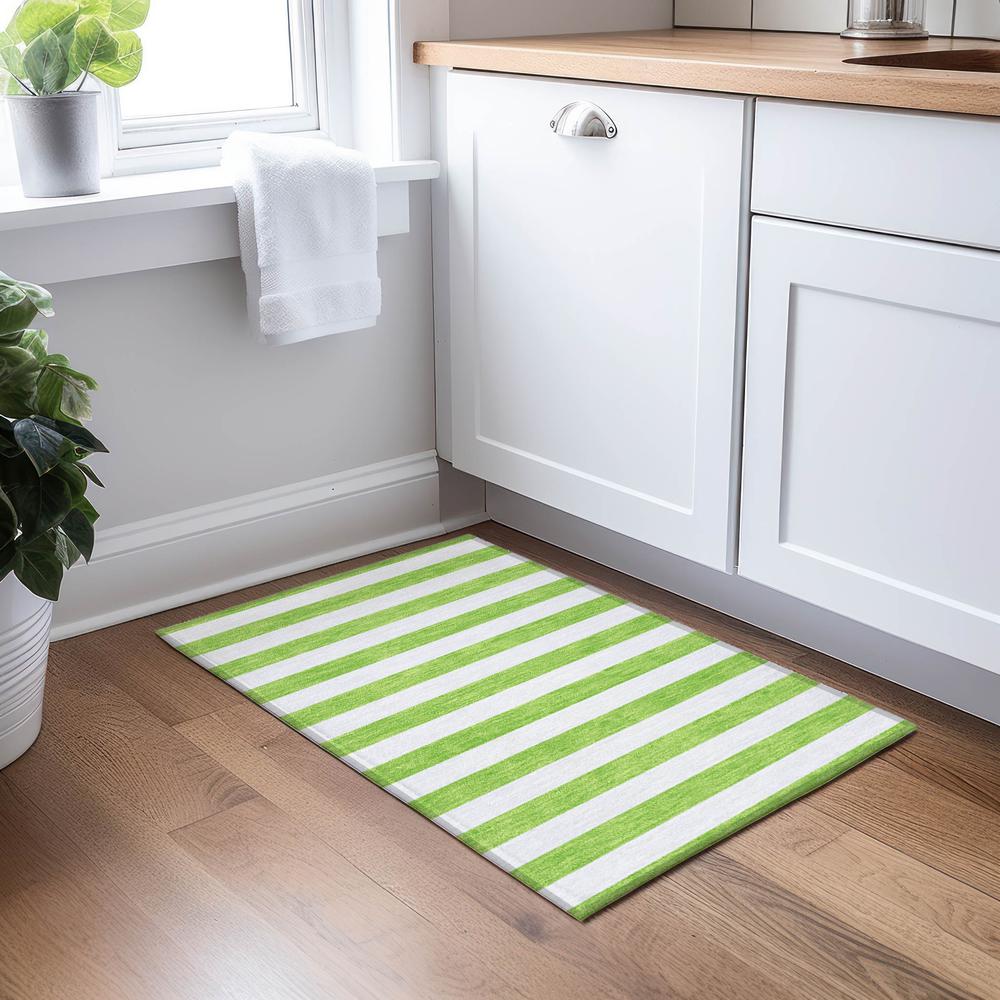 Chantille ACN528 Green 1'8" x 2'6" Rug. Picture 6