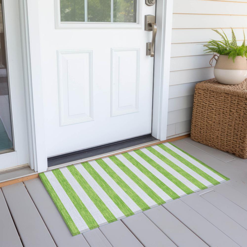 Chantille ACN528 Green 1'8" x 2'6" Rug. Picture 7