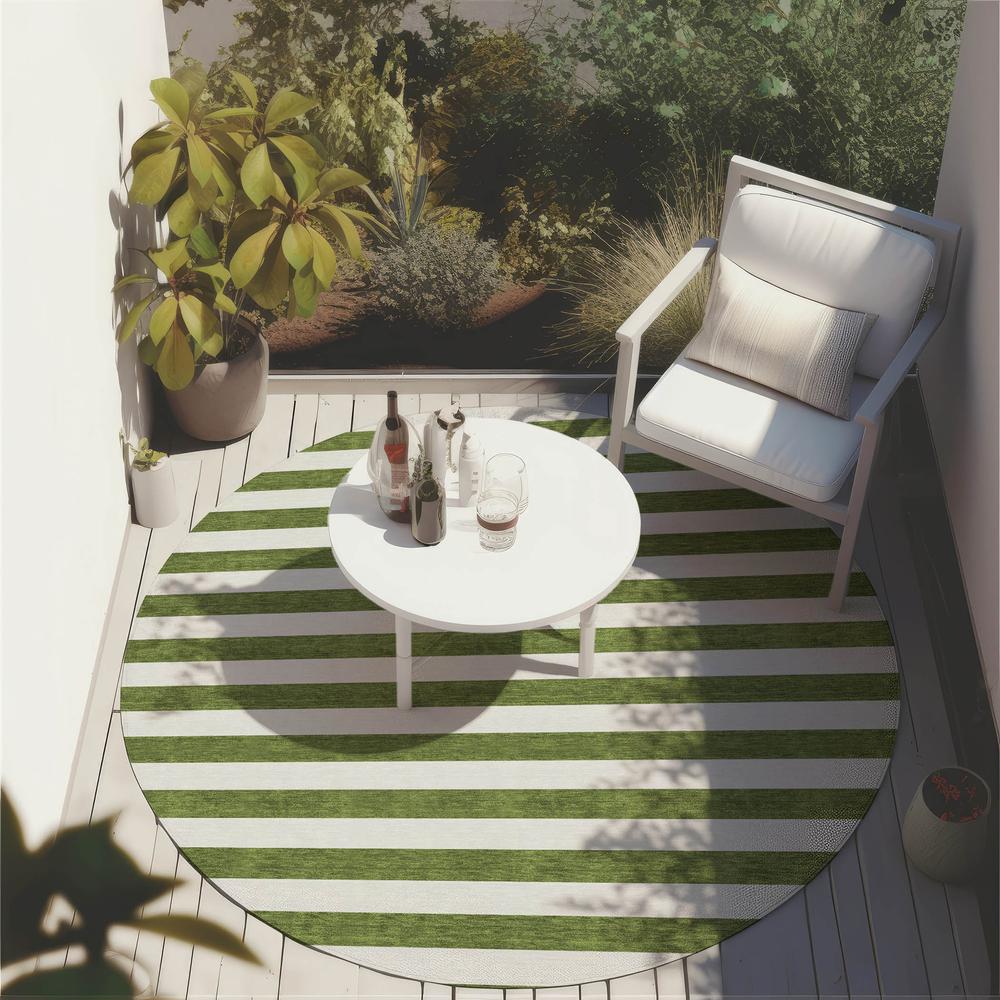 Chantille ACN528 Green 8' x 8' Rug. Picture 7