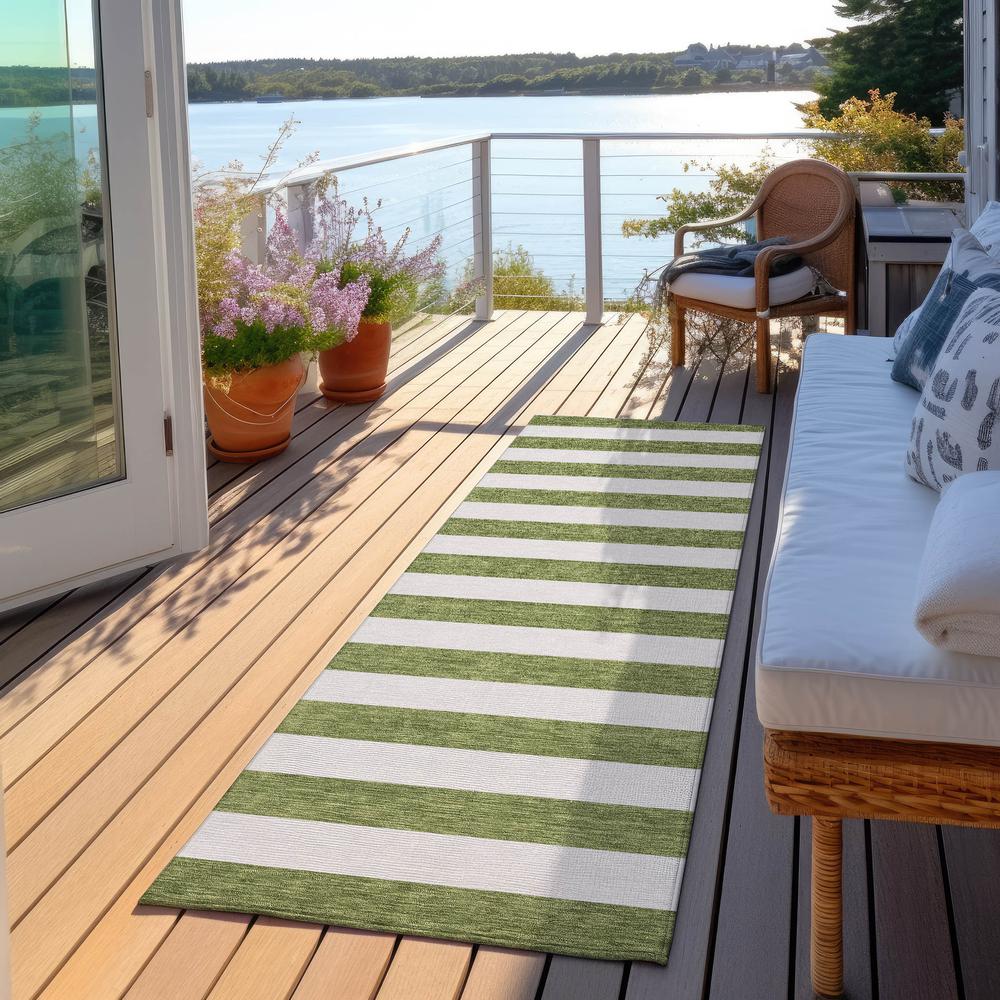 Chantille ACN528 Green 2'3" x 7'6" Rug. Picture 8