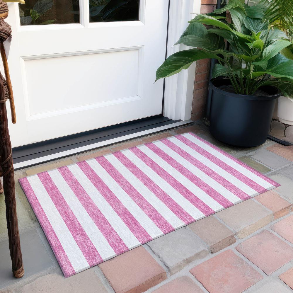 Chantille ACN528 Pink 1'8" x 2'6" Rug. Picture 7