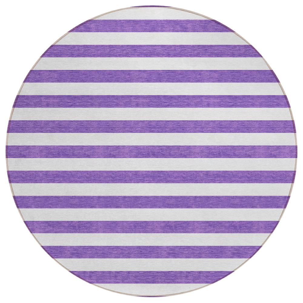 Chantille ACN528 Purple 8' x 8' Rug. Picture 1